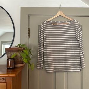 Everlane Striped Long Sleeve Top Size S
